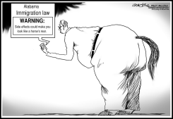 ALABAMA HORSES BUTT by J.D. Crowe