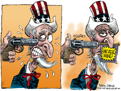 SUPER COMMITTEE GUN  by Daryl Cagle