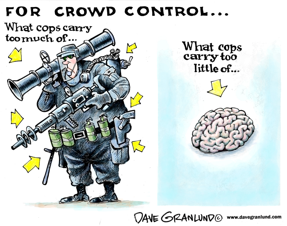Cops and crowd control