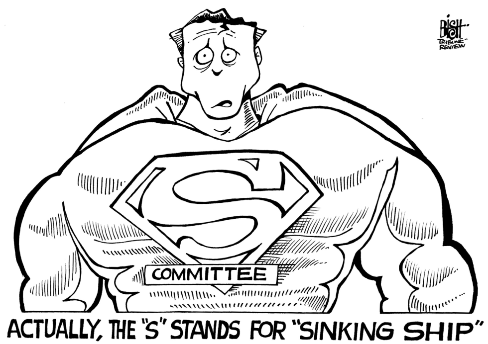 SUPER COMMITTEE SINKS, B/W