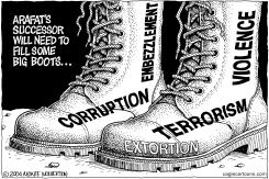 FILLING ARAFATS BOOTS by Monte Wolverton