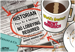 NEWT GINGRICH WANT AD by R.J. Matson