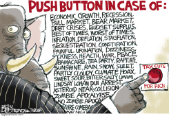 GOP PANIC BUTTON  by Pat Bagley