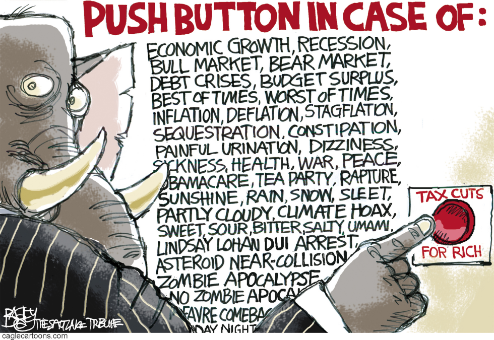  GOP PANIC BUTTON by Pat Bagley