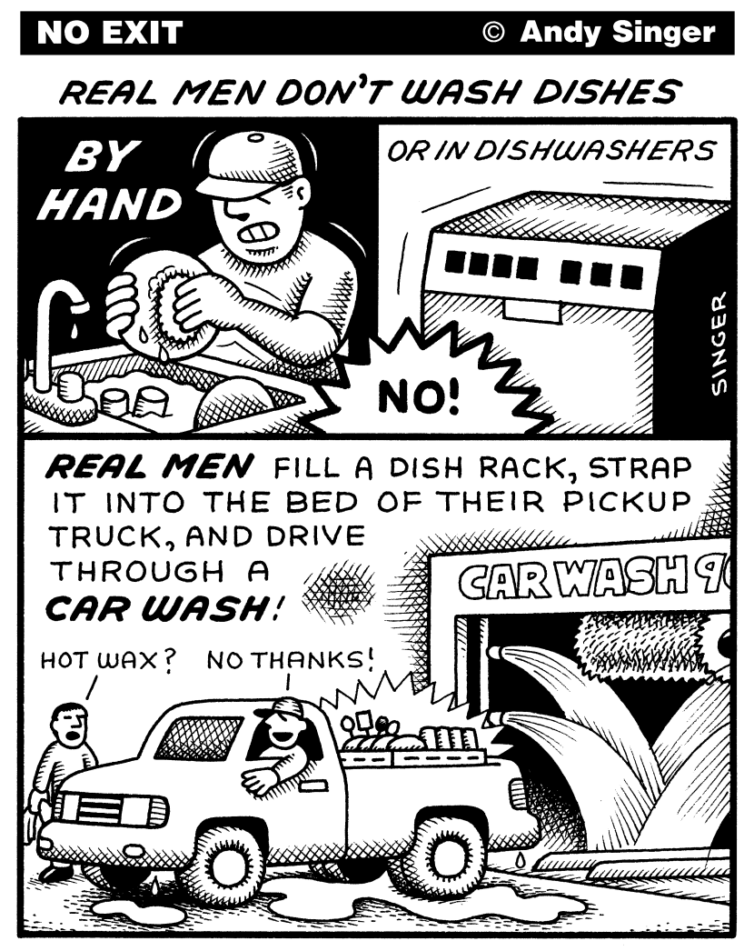 Real Men Wash Dishes