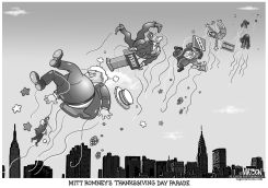 MITT ROMNEYS THANKSGIVING DAY PARADE by R.J. Matson