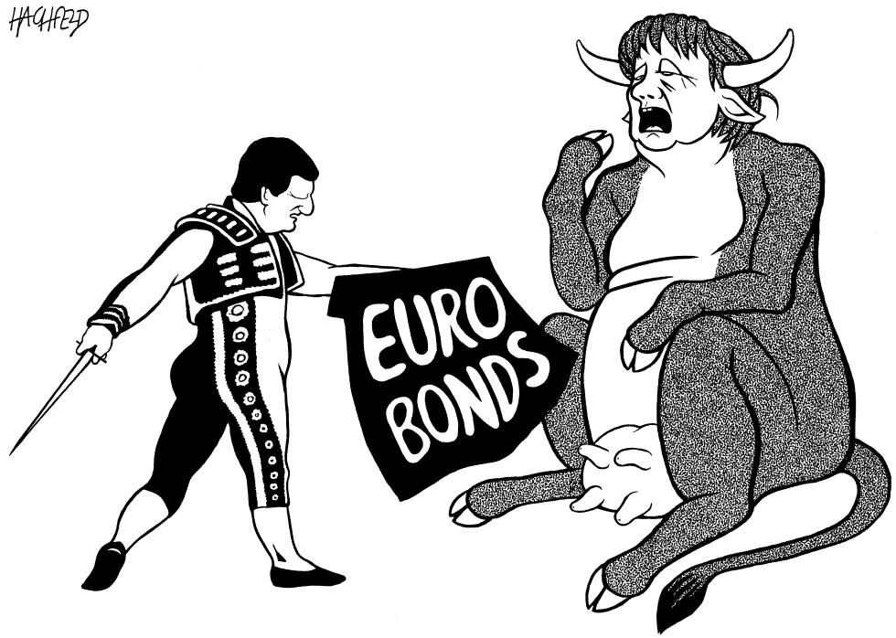  BARROSO, MERKEL, BONDS by Rainer Hachfeld