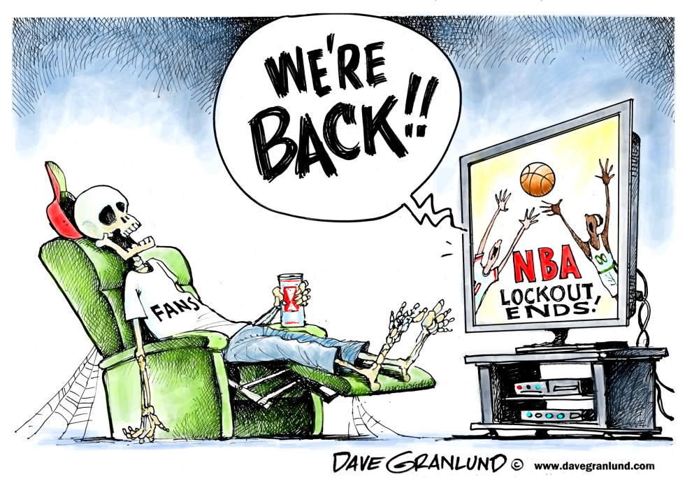  NBA LOCKOUT ENDS by Dave Granlund