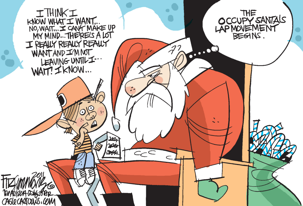  OCCUPY SANTA by David Fitzsimmons