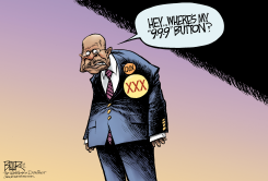 NEW SLOGAN FOR CAIN  by Nate Beeler