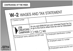 PAYROLL TAX CUT COMPROMISE by R.J. Matson