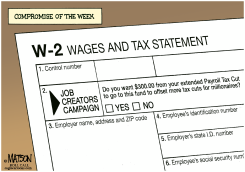 PAYROLL TAX CUT COMPROMISE by R.J. Matson