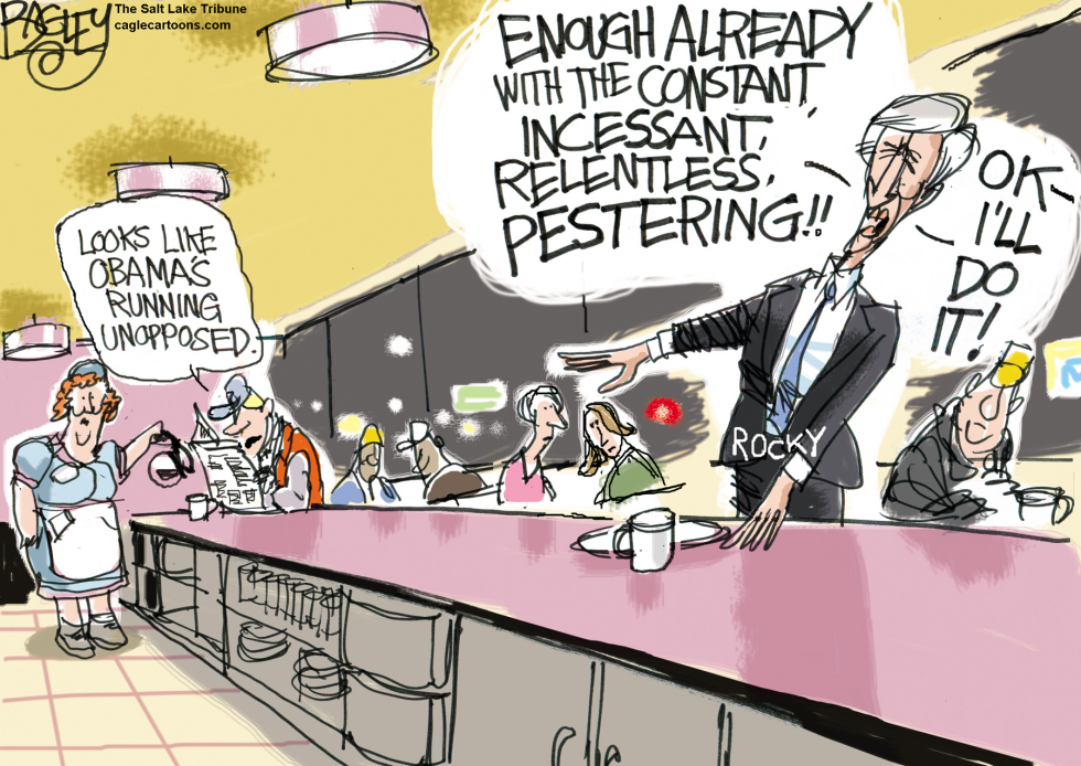  LOCAL ROCKY TO THE RESCUE by Pat Bagley