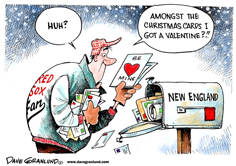  NEW RED SOX MANAGER by Dave Granlund