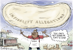 HERMAN CAIN by Joe Heller