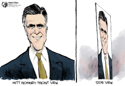 MITT ROMNEY by Cam Cardow