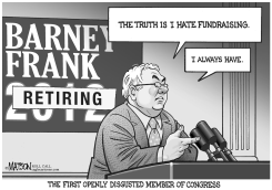 BARNEY FRANK ANNOUNCES RETIREMENT by R.J. Matson
