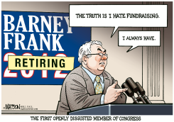 BARNEY FRANK ANNOUNCES RETIREMENT by R.J. Matson