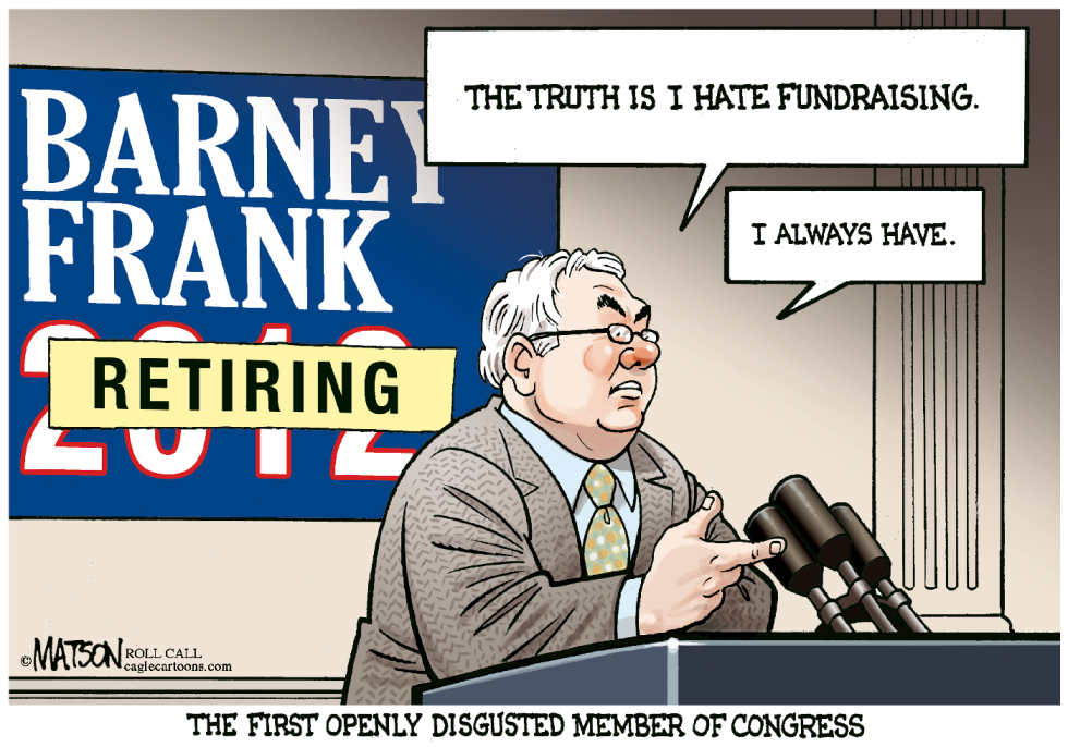 Barney Frank Announces Retirement-COLOR