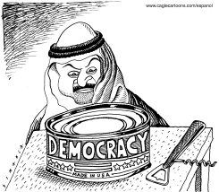 DEMOCRACY FOR ARABS by Osmani Simanca
