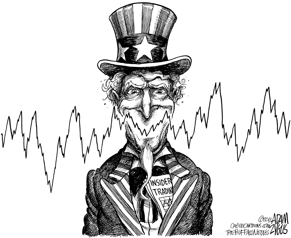  INSIDER TRADING by Adam Zyglis