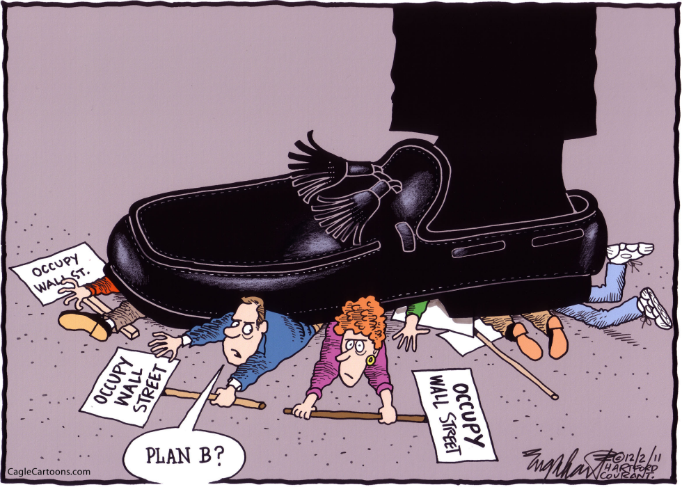  OCCUPY WALL STREET  by Bob Englehart