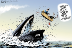 DEBT SHIPMATES  by Nate Beeler