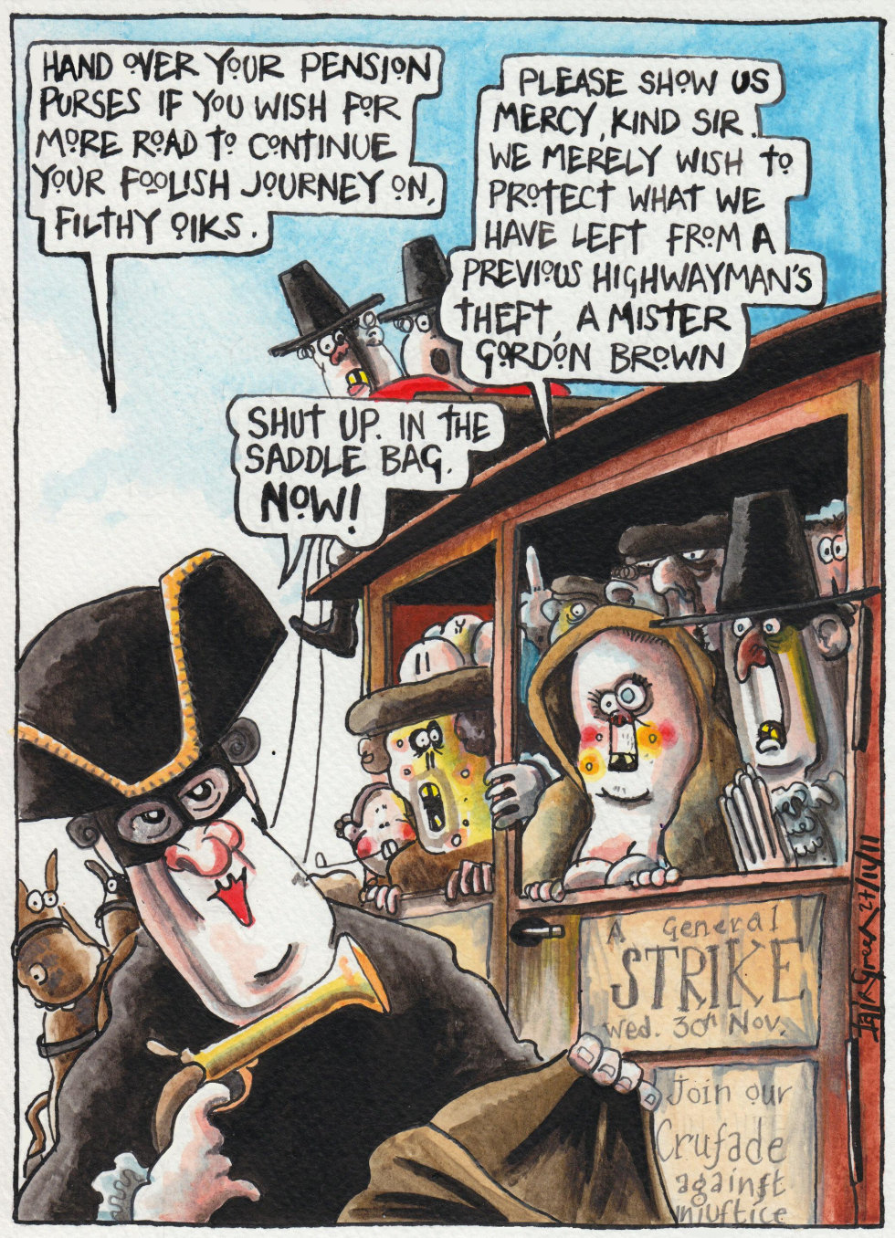 UK Govt Pension Raid