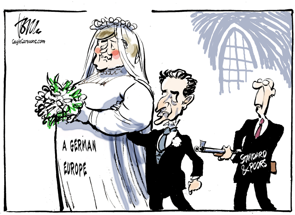 an European shotwedding