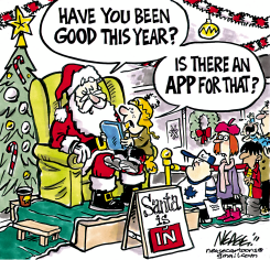SANTAS KNEE by Steve Nease