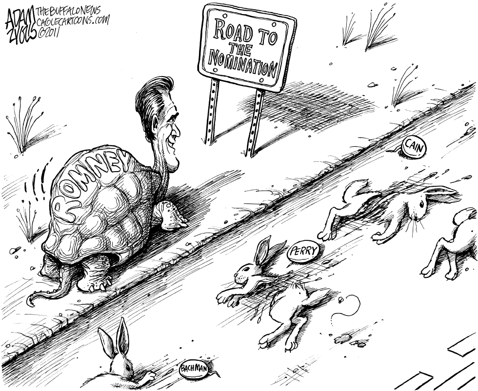 Slow and steady cartoons