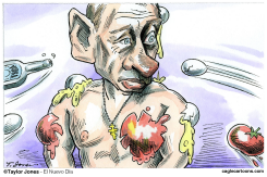PUTIN - EMPEROR HAS NO SHIRT -  by Taylor Jones