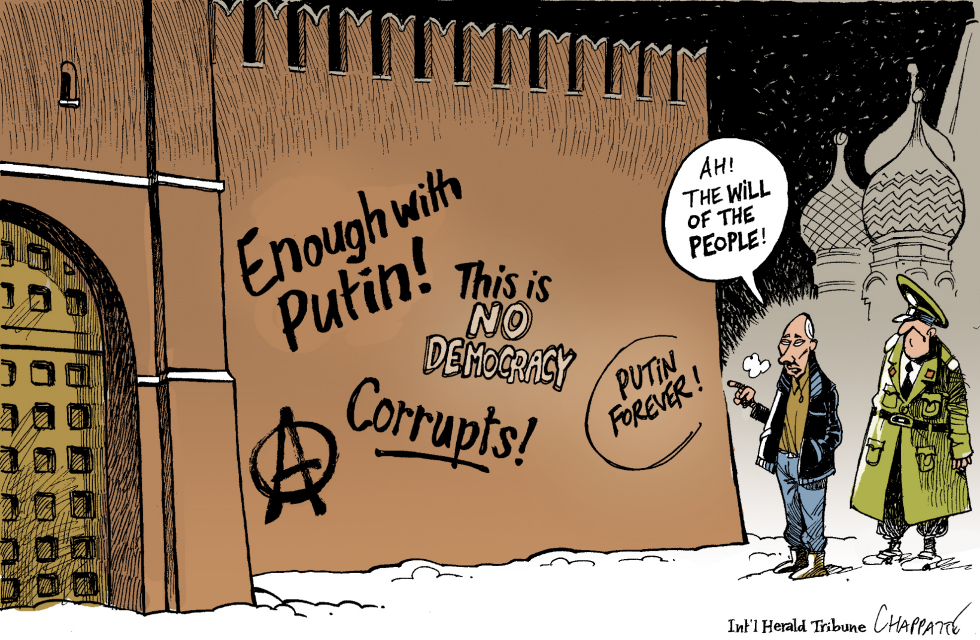Signs of defiance against PUTIN