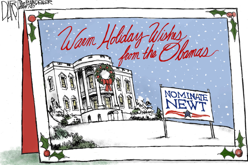 Obamas Greeting Card