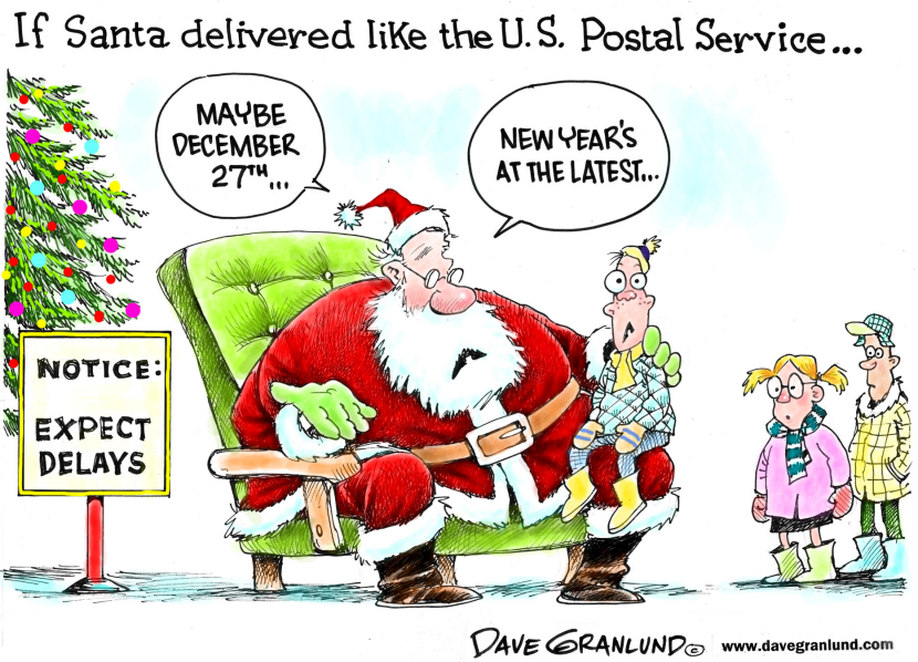 Santa and US Postal plan