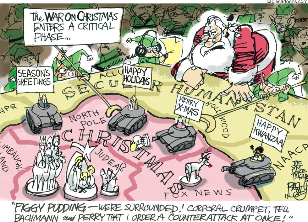  WAR ON CHRISTMAS by Pat Bagley