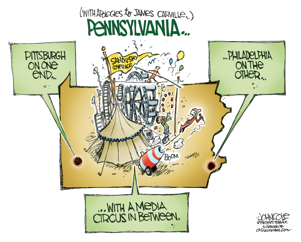 LOCAL PA - Sandusky media circus COLOR