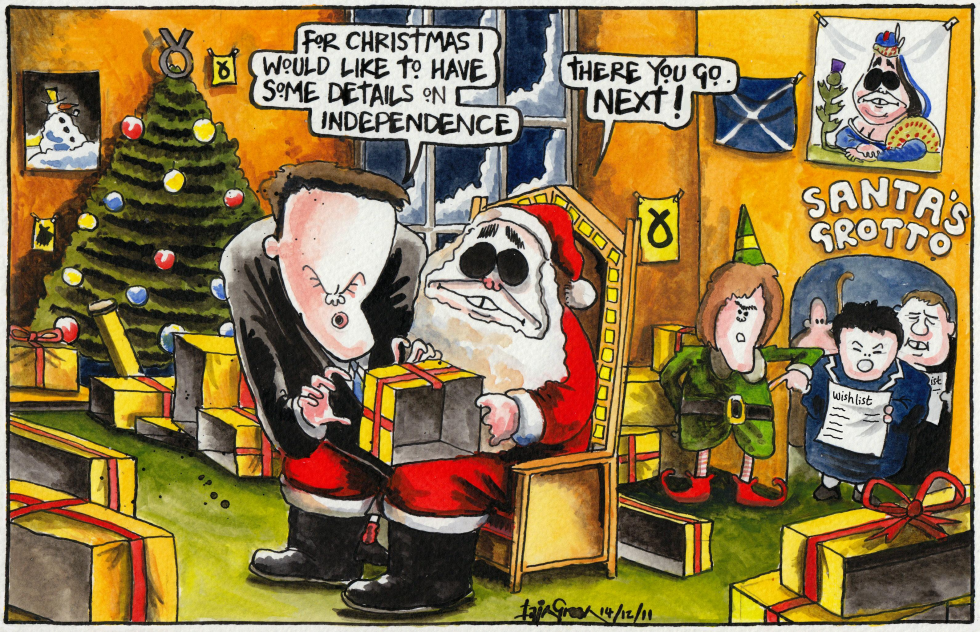 Alex Salmonds Scottish Christmas Wish