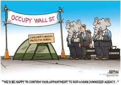 DOWNSIZED CONSUMER FINANCIAL PROTECTION BUREAU by R.J. Matson