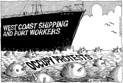 OCCUPY WEST COAST PORTS by Monte Wolverton
