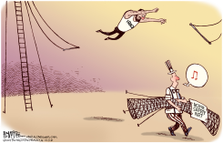 NO IRAQ SAFETY NET  by Rick McKee