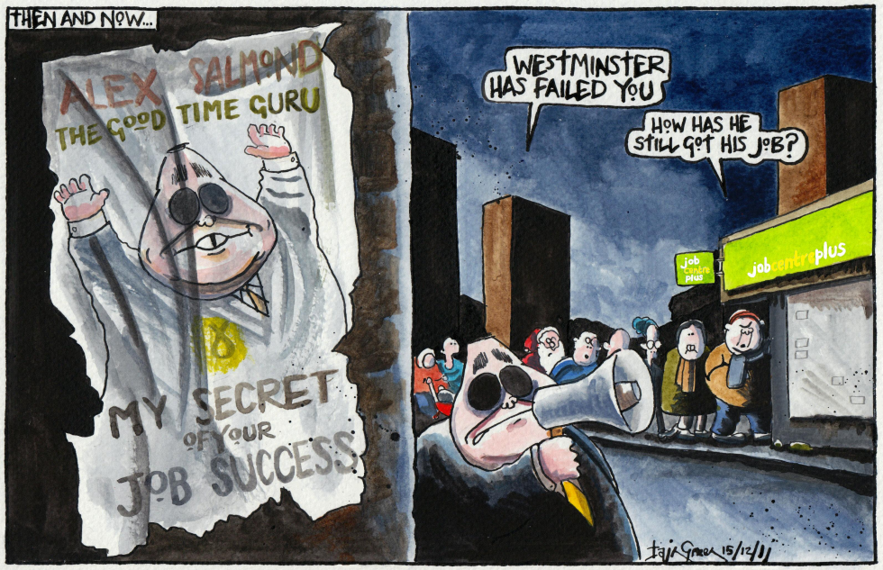 Alex Salmond Then and Now