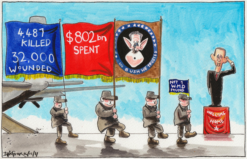 US Troops Leave Iraq