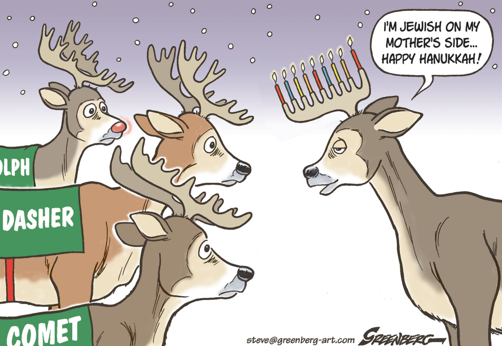 Hanukkah deer