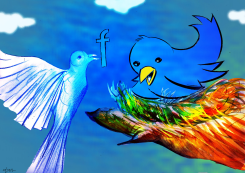 FACEBOOK AND TWITTER by Oguz Gurel
