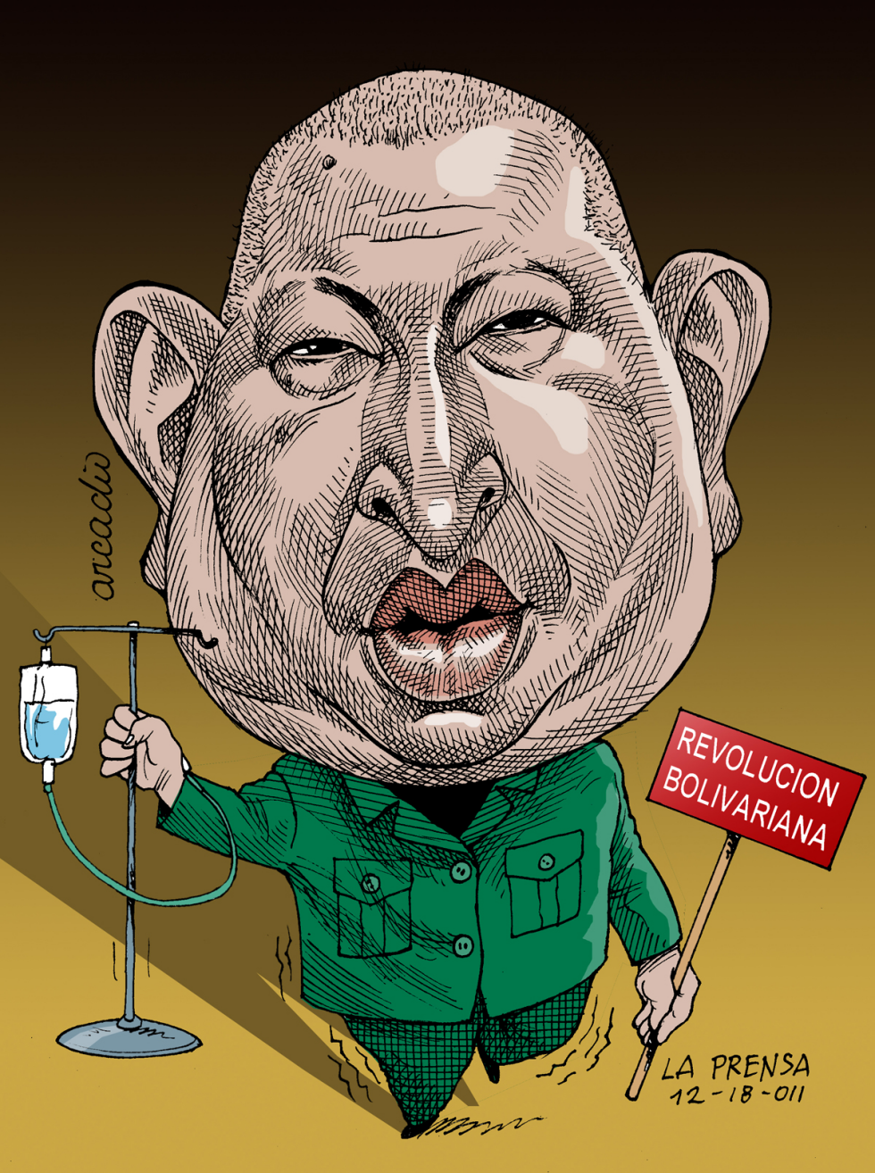  HUGO CHáVEZ VENEZUELA by Arcadio Esquivel