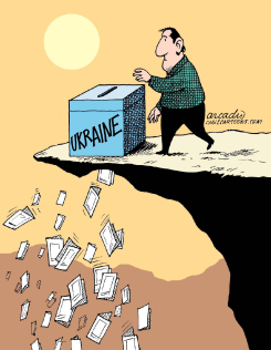 UKRAINE ELECTIONS by Arcadio Esquivel