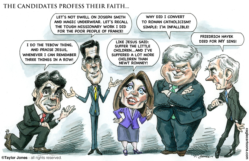 Candidates profess their faith - COLOR