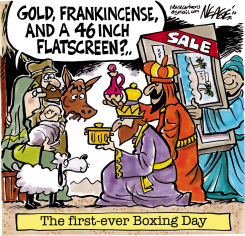 FIRST BOXING DAY by Steve Nease