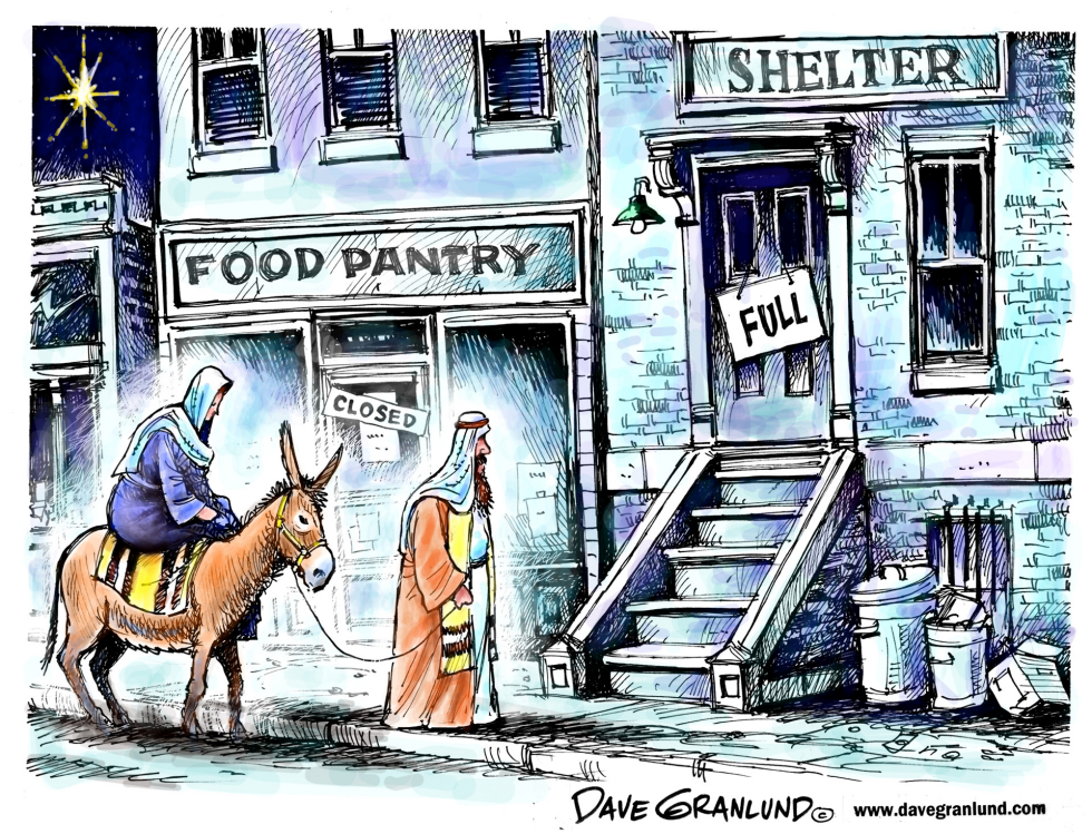  NO ROOM by Dave Granlund